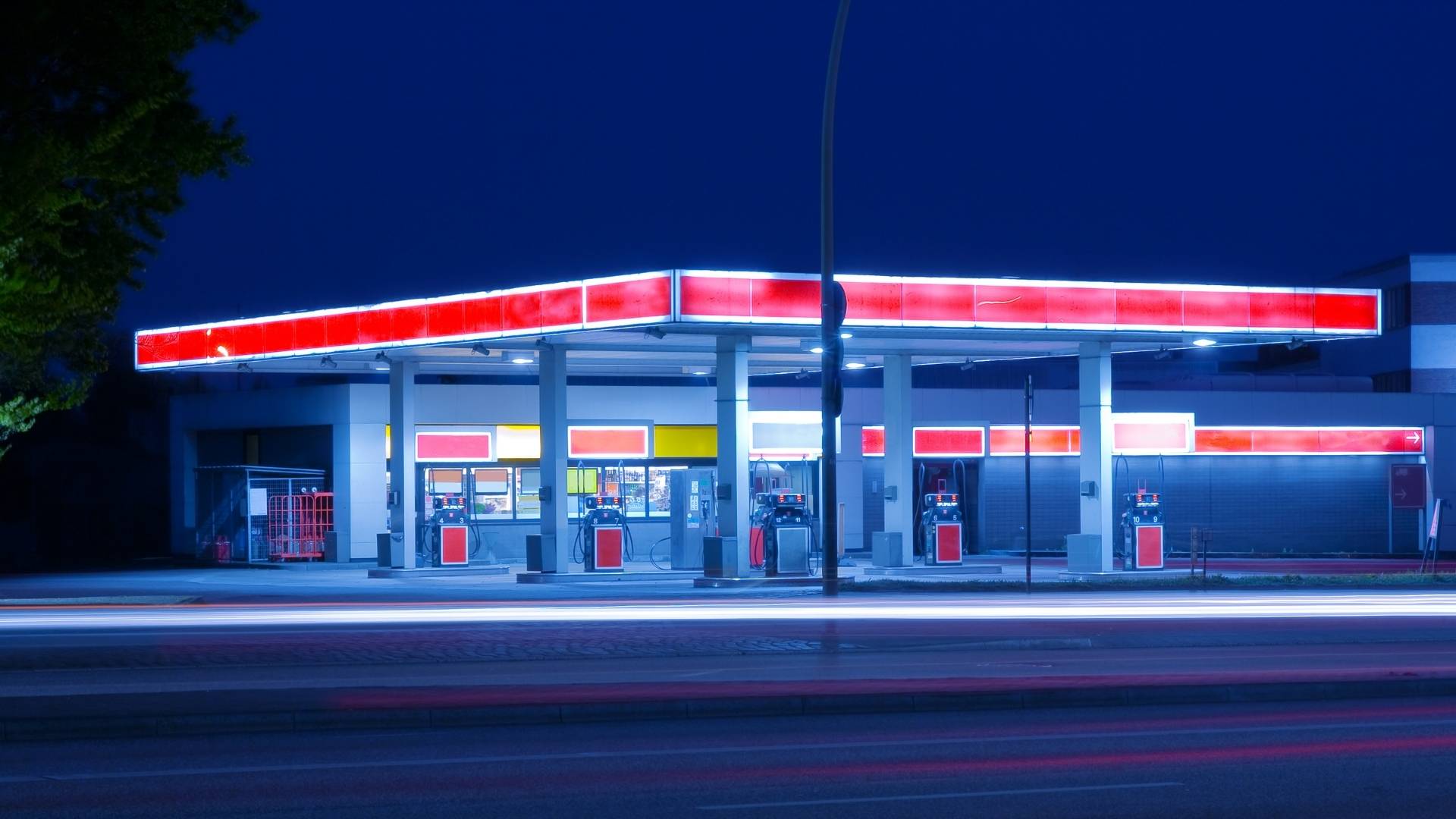 Petrol station